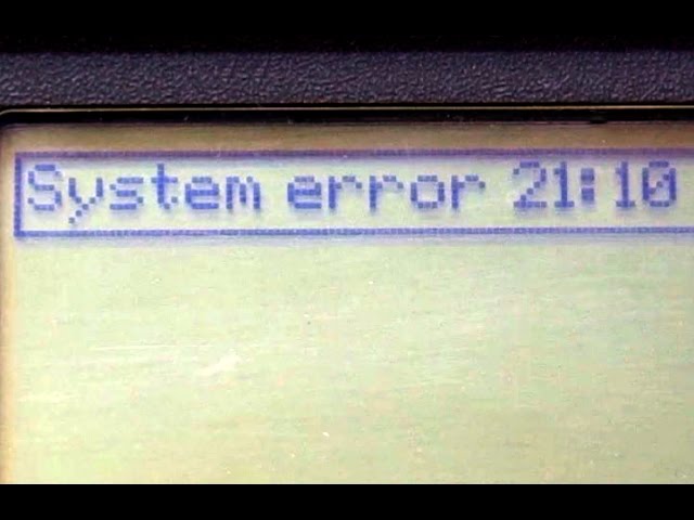 error code 21:10 21:11